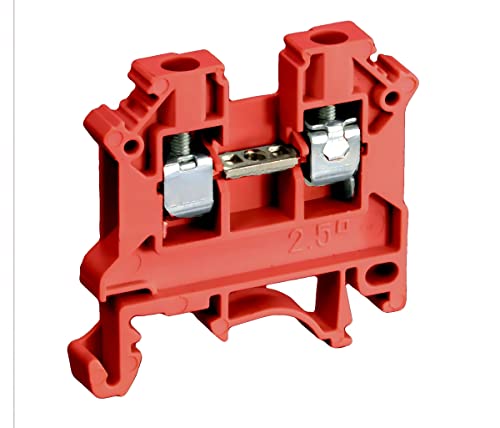 SIMET Schraubklemmenblock ZSG1-2.5NC rot Marke von SIMET