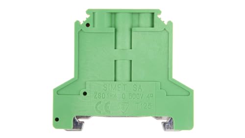 Schraubklemmenblock ZSO1-4.0 gelb-grün Marke SIMET von SIMET