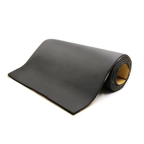 Hitzeschild 5mm/8mm/10mm Dicken Gummi Schaum Auto Auto Heckklappe Sound Isolierung Deadener Schalldichte Matte Pad Motorwärmedämmkissen(5mmx300cmx100cm) von SIMICASE