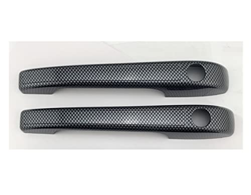 SIMICASE Türgriffabdeckungen Carbon-Türgriffe-Abdeckset Griffleisten Für VW Für Golf 1 Für Kaninchen Außentürgriff Abdeckung (Farbe : Carbon 2drs) von SIMICASE