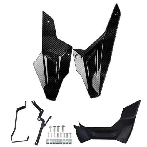 Spoiler & Flügel Belly Pan Protector for for F900R for F900XR 2020-2024 Motorcycle Lower Engine Chassis Guard Skid Plate Spoiler Cover Aerodynamischer Flügelspoiler(Kohlefaser-Look) von SIMICASE