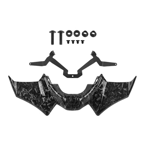 Spoiler & Flügel Für MT 07 Für MT-07 2021 2022 2023 Motorrad Sport Abtrieb Nackt Forntal Spoiler Aerodynamische Flügel Deflektor Aerodynamischer Flügelspoiler(Forged Pattern) von SIMICASE