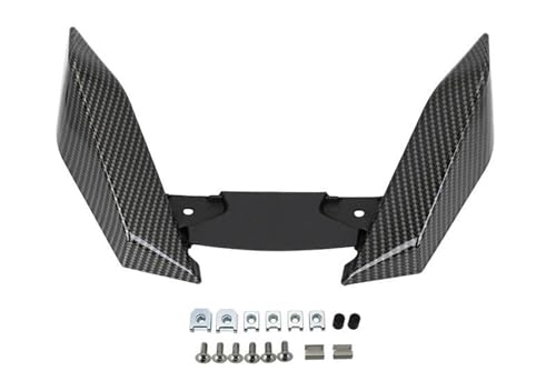 Spoiler & Flügel for for R1300GS for R 1300GS 2024 2025 Motorcycle Accessories Beak Fairing Extension Wheel Extender Cover Aerodynamischer Flügelspoiler(Kohlenstoff-Look) von SIMICASE