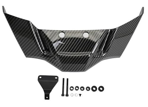 Spoiler & Flügel for for S1000R 2021-2023 for M1000R 2023-2024 Motorcycle Sport Downforce Naked Forntal Spoilers Aerodynamic Wing Deflector Aerodynamischer Flügelspoiler(Kohlenstoff-Look) von SIMICASE