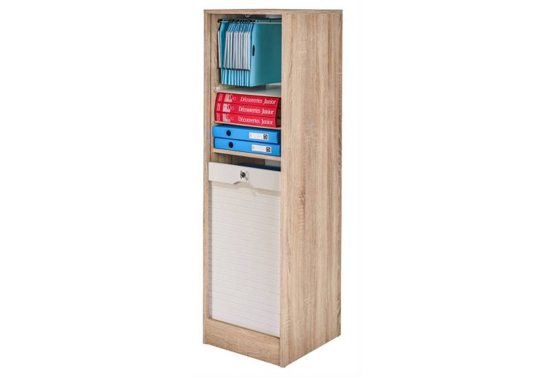 SIMMOB Rollladenschrank Büroschrank Aktenschrank Hochschrank Highboard Schrank von SIMMOB