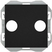 270 Abdeckung für r-tv + SAT-Buchse mattschwarz 20000053-098 - Simon 270 Abdeckung für r-tv + SAT-Buchse mattschwarz 20000053-098 - Simon von SIMON