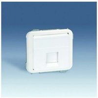 Computerabdeckung 1 Buchse RJ45 weiß Simon 75585-60 von SIMON