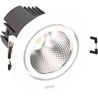 Downlight led 703.23 Orientierbar Rund 4000K wide flood weiß von SIMON