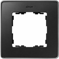 Rahmen 1 Element Graphit Aluminium Basis Simon 82 detail 8201610-240 von SIMON