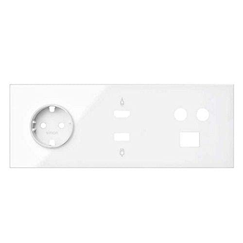 SIMON 10010402-039 Set mit 4 Elemen, 2 Basen + HDMI + USB + TV/SAT + RJ45 Cat 6 SIMON 10010402-039 Set mit 4 Elemen, 2 Basen + HDMI + USB + TV/SAT + RJ45 Cat 6 von Simon