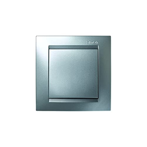 Simon Aluminium 15 Kreuzschalter 2-Wege Taster Scharnierhebel Bunt AUF-AUF-AN Simon Aluminium 15 Kreuzschalter 2-Wege Taster Scharnierhebel Bunt AUF-AUF-AN von Simon