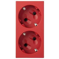 Schuko Doppelschraubensockel ohne led ro Simon 50000472-037 von SIMON