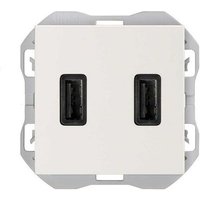 Simon - Doppeltes usb Ladegerät 3,1A mit SmartCharge Typ a Weiß 270 von SIMON