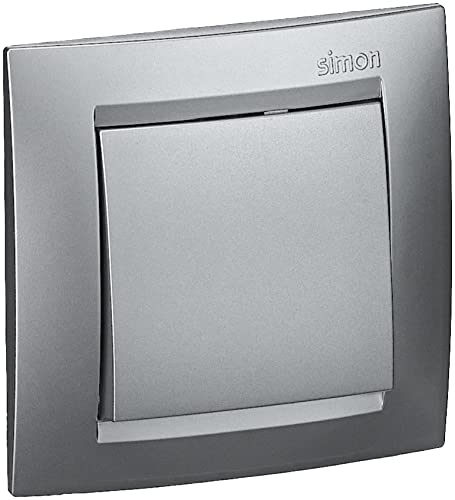 Simon M139848 – Schalter Serie 15 Aluminium von Simon