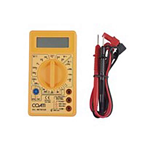 COATI Elektronisches Multimeter, professionelles elektronisches Polymeter, Tester, geeignet für Elektriker, inklusive LCD-Display, Zeiger-Set, Transporttasche und Batterie 9 V COATI Elektronisches Multimeter, professionelles elektronisches Polymeter, Tester, geeignet für Elektriker, inklusive LCD-Display, Zeiger-Set, Transporttasche und Batterie 9 V von Coati