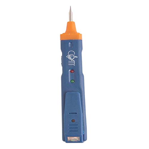 COATI Berührungsloser Spannungsprüfer, Wechsel- und Durchgangsprüfer, Spannungsprüfer mit akustischer und leuchtender Warnung, Schutzart IP44, inklusive 2 x AG13-Batterien von Coati