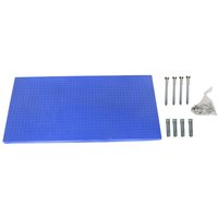 Panelclick 90x60 cm + 8 simon rack Haken - Blau von SIMONRACK