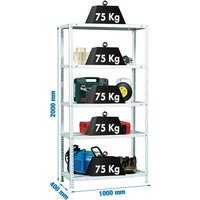 Simon Rack Advantage Plus 5 Regale Weiß Robust Simon Rack Advantage Plus 5 Regale Weiß Robust von SIMONRACK