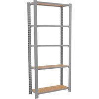 Simonrack Regal OFFICLICK 8425437127533 grau, braun 80,0 x 30,0 x 210,0 cm Simonrack Regal OFFICLICK 8425437127533 grau, braun 80,0 x 30,0 x 210,0 cm von SIMONRACK