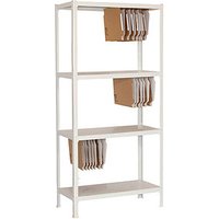 Simonrack Schwerlastregal FILECLICK PLUS 4 8435104939420 weiß 100,0 x 36,0 x 160,0 cm von SIMONRACK