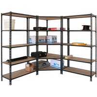 Simonrack Schwerlast-Weitspannregal MADERCLICK 8425437135408 anthrazit 180,0 x 40,0 x 180,0 cm von SIMONRACK