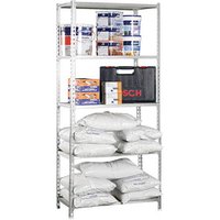 Simonrack Schwerlastregal MADERCLICK SUPERPLUS 5 8435104974704 silber, braun 110,0 x 50,0 x 200,0 cm von SIMONRACK