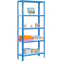 Simonrack Schwerlastregal SIMONHOME CLICK COLOR MINI 5 8435104940211 blau, weiß 80,0 x 40,0 x 180,0 cm Simonrack Schwerlastregal SIMONHOME CLICK COLOR MINI 5 8435104940211 blau, weiß 80,0 x 40,0 x 180,0 cm von SIMONRACK