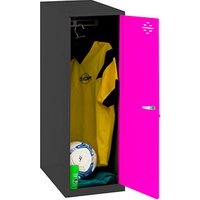 Simonrack Spind SIMONLOCKER DISM SINGLE anthrazit, pink 8425437118944, 1 Schließfach 40,0 x 50,0 x 91,5 cm von SIMONRACK