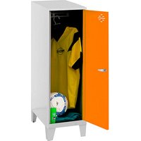Simonrack Spind SIMONLOCKER DISM SINGLE grau, orange 8425437120282, 1 Schließfach 30,0 x 50,0 x 101,5 cm Simonrack Spind SIMONLOCKER DISM SINGLE grau, orange 8425437120282, 1 Schließfach 30,0 x 50,0 x 101,5 cm von SIMONRACK