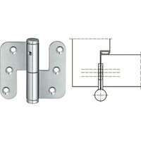 Aufschraubband für stumpfe Türen (Türband) 70mm links Stahl verzintk - Simonswerk von SIMONSWERK