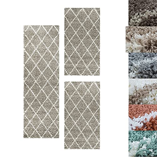 SIMPEX Bettumrandung Schlafzimmer 3teilig Shaggy Hochflor Teppich Beige Bettset: 2 mal 60x110 + 1 mal 80x250 - Schlafzimmer Teppich 3 Teilig Läufer Extra Weich Flauschig Bettvorleger Läuferset Halı SIMPEX Bettumrandung Schlafzimmer 3teilig Shaggy Hochflor Teppich Beige Bettset: 2 mal 60x110 + 1 mal 80x250 - Schlafzimmer Teppich 3 Teilig Läufer Extra Weich Flauschig Bettvorleger Läuferset Halı von SIMPEX
