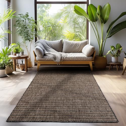 SIMPEX Einfarbiger Outdoor Teppich Läufer Flur Balkon Terrasse Teppich Küche Esszimmer Wetterfest Camping Carpet Soft und Weich Farbe: Braun, 80 x 150 cm SIMPEX Einfarbiger Outdoor Teppich Läufer Flur Balkon Terrasse Teppich Küche Esszimmer Wetterfest Camping Carpet Soft und Weich Farbe: Braun, 80 x 150 cm von SIMPEX