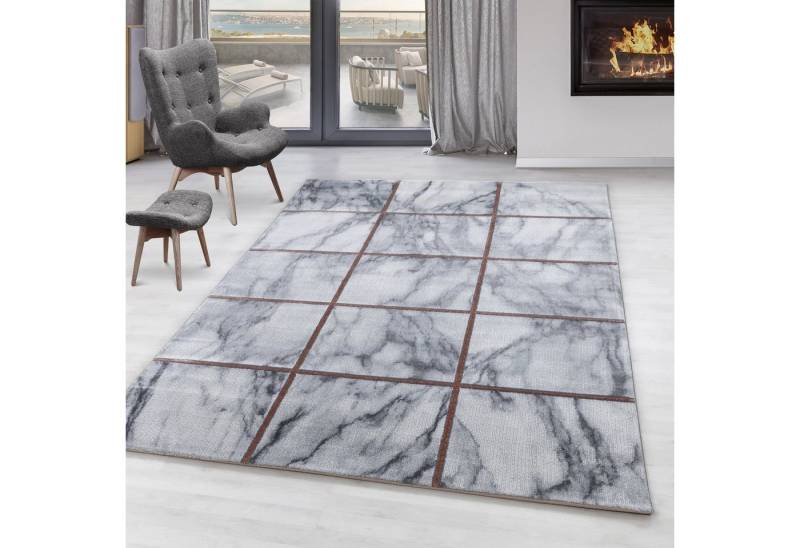 SIMPEX24 Designteppich Marmor Design, Läufer, Höhe: 12 mm, Kurzflor Teppich Wohnzimmer Marmor Design Skandinavische Stil SIMPEX24 Designteppich Marmor Design, Läufer, Höhe: 12 mm, Kurzflor Teppich Wohnzimmer Marmor Design Skandinavische Stil von SIMPEX24