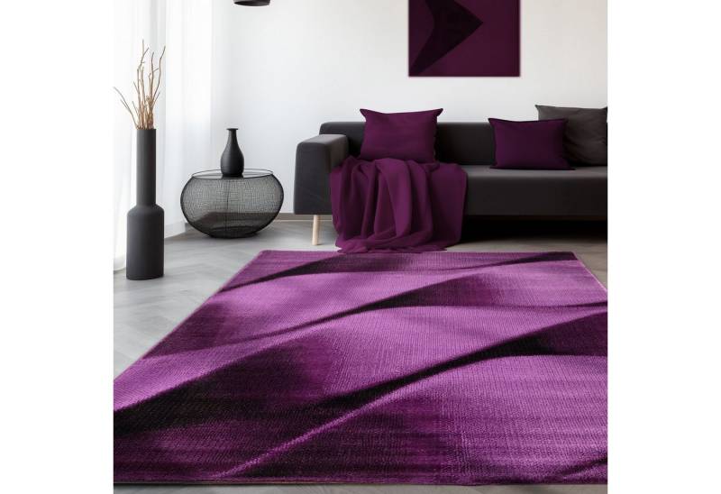 SIMPEX24 Designteppich Abstrakt Wellen Design, Läufer, Höhe: 12 mm, Kurzflor Teppich Wohnzimmer Abstrakt Wellen Design Verschidene Größen von SIMPEX24