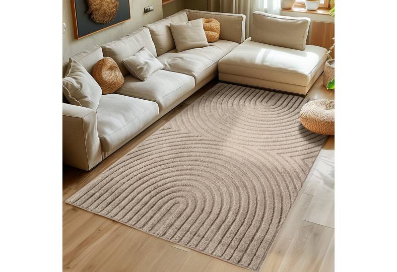 SIMPEX24 Designteppich Boho Design, Rund, Höhe: 8 mm, Teppich Wohnzimmer, Schlafzimmer, Gästezimmer SIMPEX24 Designteppich Boho Design, Rund, Höhe: 8 mm, Teppich Wohnzimmer, Schlafzimmer, Gästezimmer von SIMPEX24