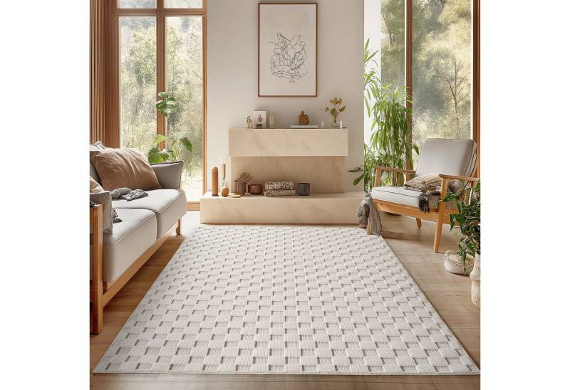 SIMPEX24 Designteppich Einfarbig Boucle Loop, Rechteckig, Höhe: 7 mm, Teppich Wohnzimmer, Schlafzimmer, Gästezimmer SIMPEX24 Designteppich Einfarbig Boucle Loop, Rechteckig, Höhe: 7 mm, Teppich Wohnzimmer, Schlafzimmer, Gästezimmer von SIMPEX24