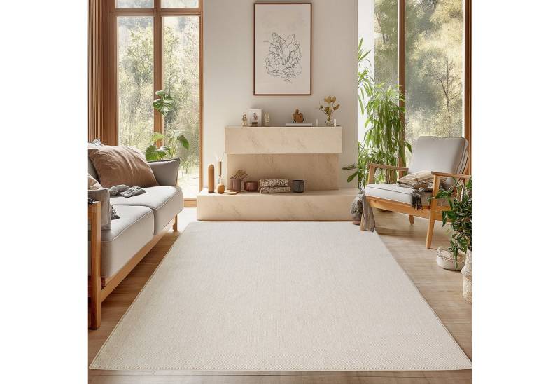 SIMPEX24 Designteppich Einfarbig Boucle Loop, Rechteckig, Höhe: 7 mm, Teppich Wohnzimmer, Schlafzimmer, Gästezimmer SIMPEX24 Designteppich Einfarbig Boucle Loop, Rechteckig, Höhe: 7 mm, Teppich Wohnzimmer, Schlafzimmer, Gästezimmer von SIMPEX24