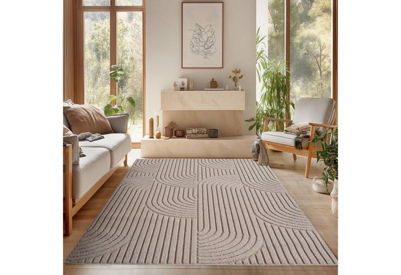 SIMPEX24 Designteppich Einfarbig Boucle Loop, Rechteckig, Höhe: 7 mm, Teppich Wohnzimmer, Schlafzimmer, Gästezimmer SIMPEX24 Designteppich Einfarbig Boucle Loop, Rechteckig, Höhe: 7 mm, Teppich Wohnzimmer, Schlafzimmer, Gästezimmer von SIMPEX24