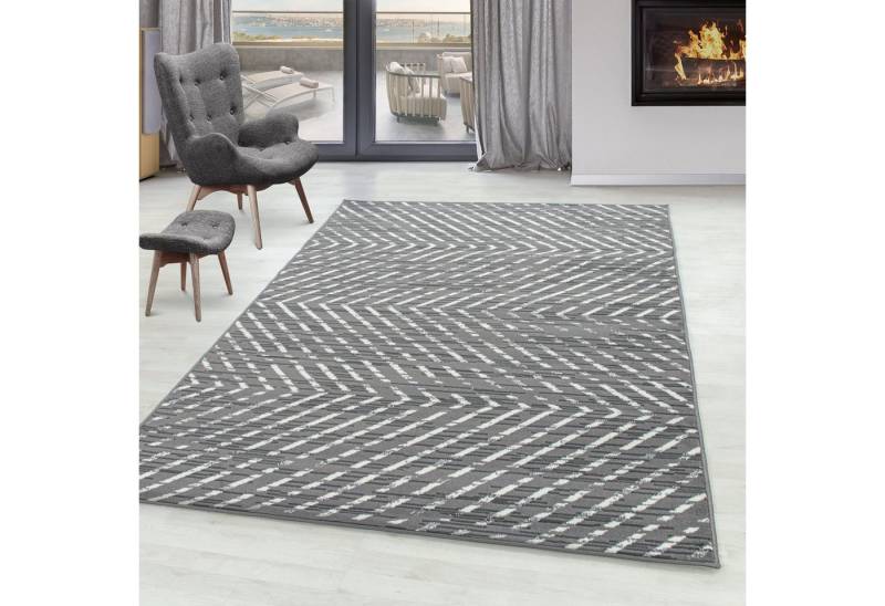 SIMPEX24 Designteppich Geometrisch Design, Läufer, Höhe: 10 mm, Kurzflor Teppiche Geometrisch Design Teppich Teppich Wohnzimmer von SIMPEX24