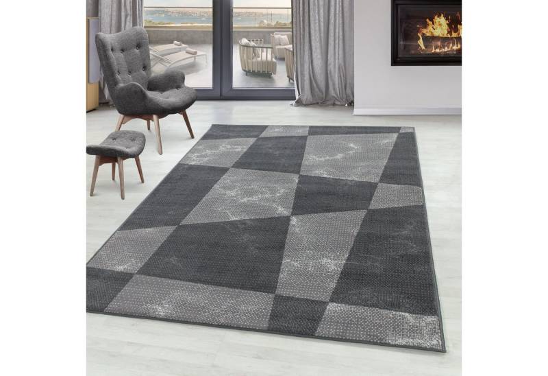 SIMPEX24 Designteppich Geometrisch Design, Läufer, Höhe: 10 mm, Kurzflor Teppiche Geometrisch Design Teppich Teppich Wohnzimmer von SIMPEX24