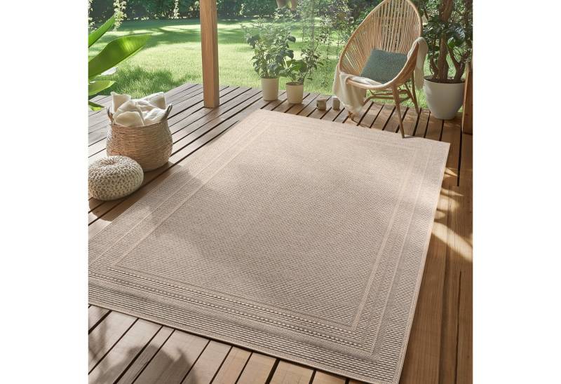 SIMPEX24 Outdoorteppich Boho Design, Läufer, Höhe: 5 mm, Outdoor Teppich Wetterfest Modern Design Wohnzimmer Küchen Terrasse von SIMPEX24