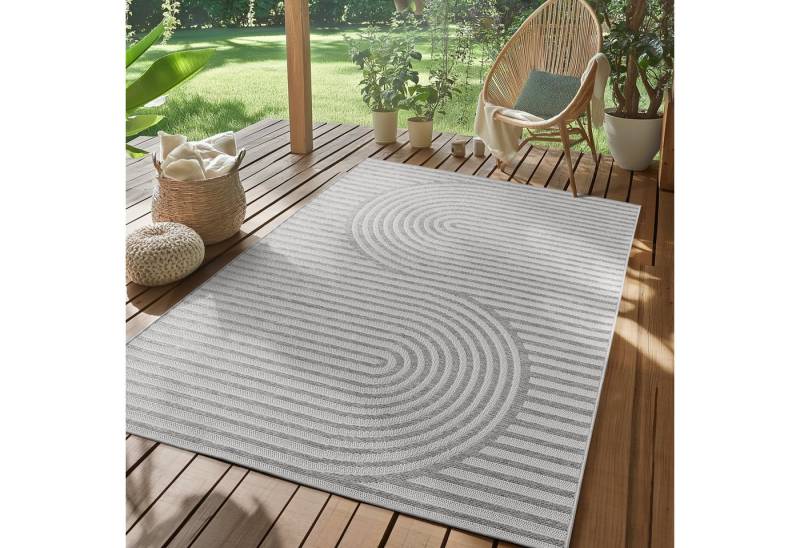 SIMPEX24 Outdoorteppich Boho Design, Läufer, Höhe: 5 mm, Outdoor Teppich Wetterfest Modern Design Wohnzimmer Küchen Terrasse von SIMPEX24