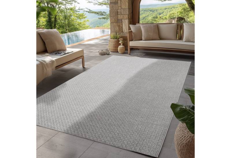 SIMPEX24 Outdoorteppich Boho Design, Läufer, Höhe: 5 mm, Outdoor Teppich Wetterfest Modern Wohnzimmer Küchen Terrasse Balkon von SIMPEX24
