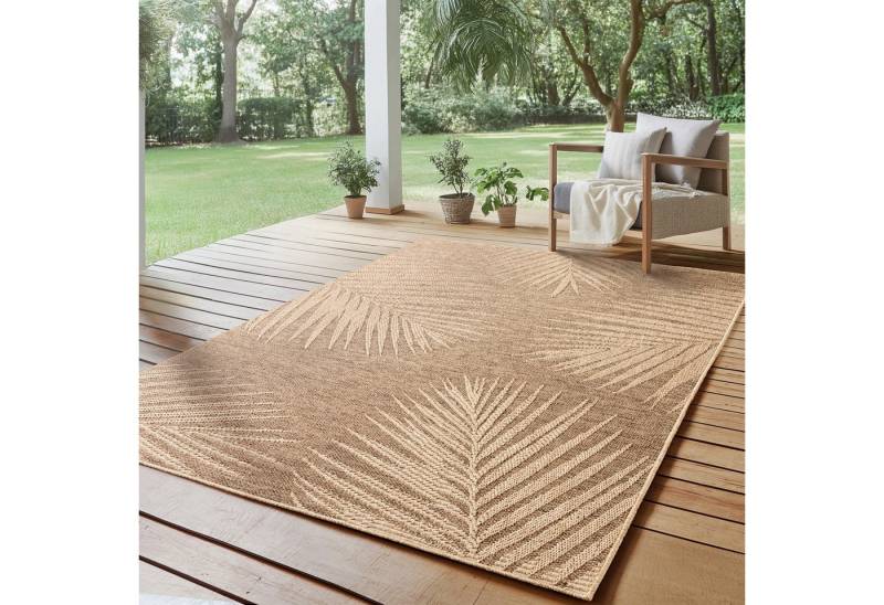 SIMPEX24 Outdoorteppich Boho Design, Läufer, Höhe: 5 mm, Outdoor Teppich Wetterfest Modern Wohnzimmer Küchen Terrasse Balkon von SIMPEX24