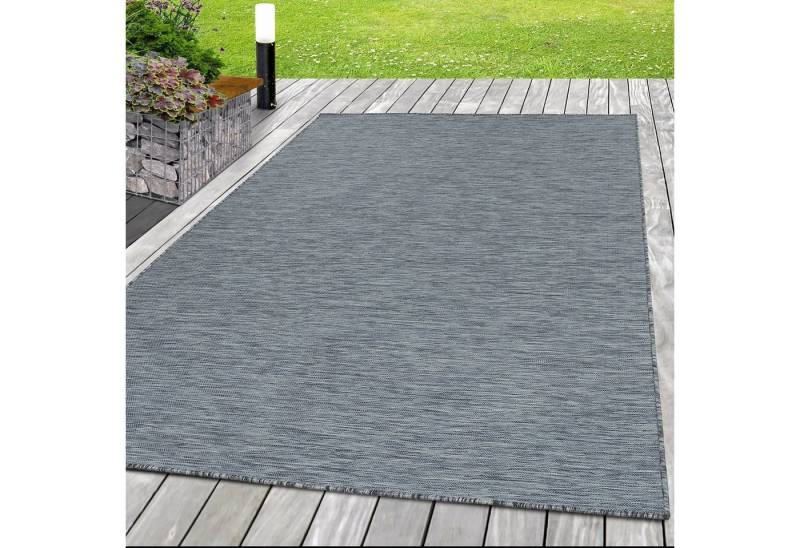 SIMPEX24 Outdoorteppich Unicolor - Einfarbig, Läufer, Höhe: 7 mm, Outdoor Teppich Einfarbig Teppich für Küche Balkon Terrasse von SIMPEX24