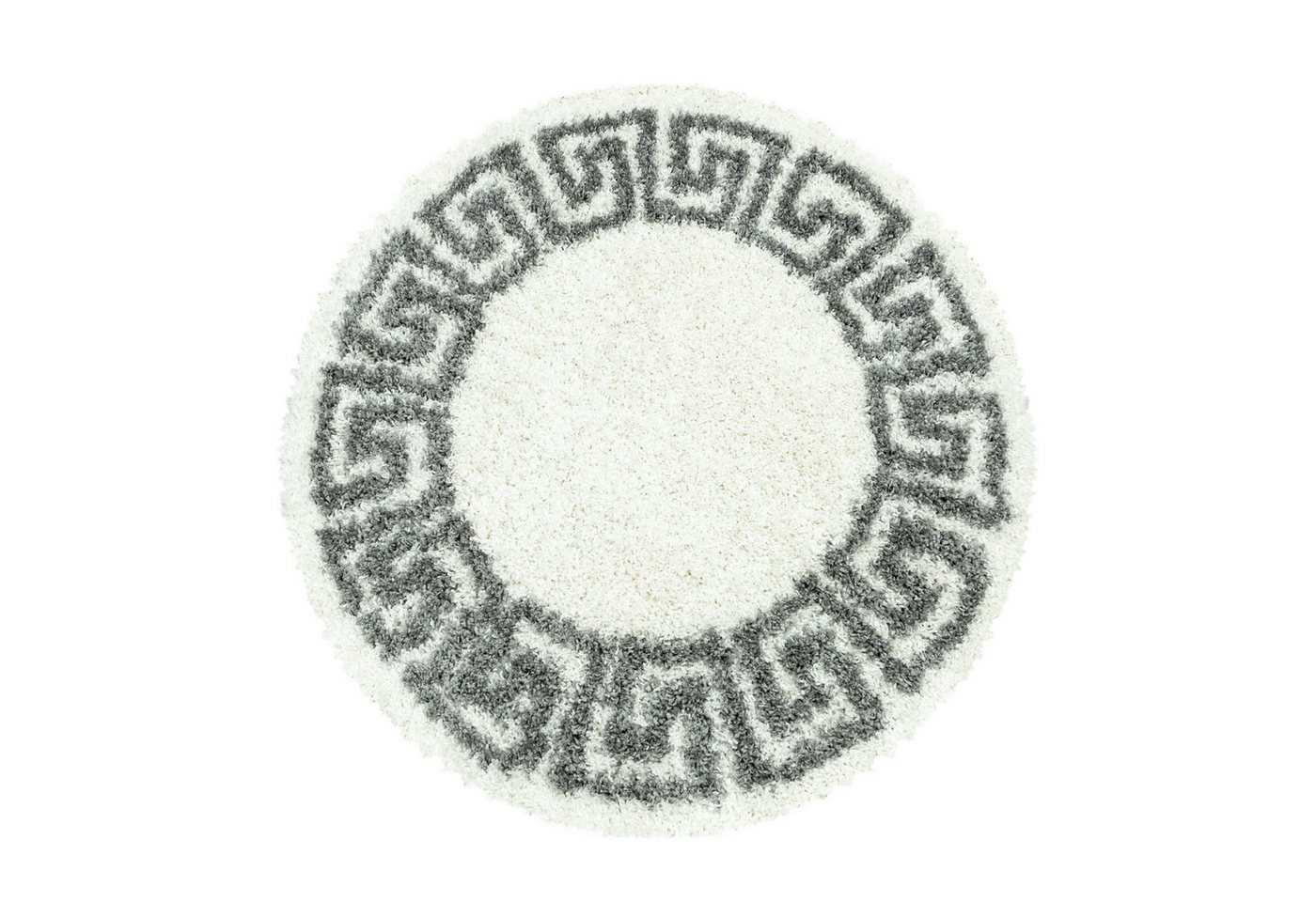 SIMPEX24 Teppich Mäander Design, Rund, Höhe: 30 mm, Runder Teppich Wohnzimmer Mäander Design Versch. Farben und Größen SIMPEX24 Teppich Mäander Design, Rund, Höhe: 30 mm, Runder Teppich Wohnzimmer Mäander Design Versch. Farben und Größen von SIMPEX24