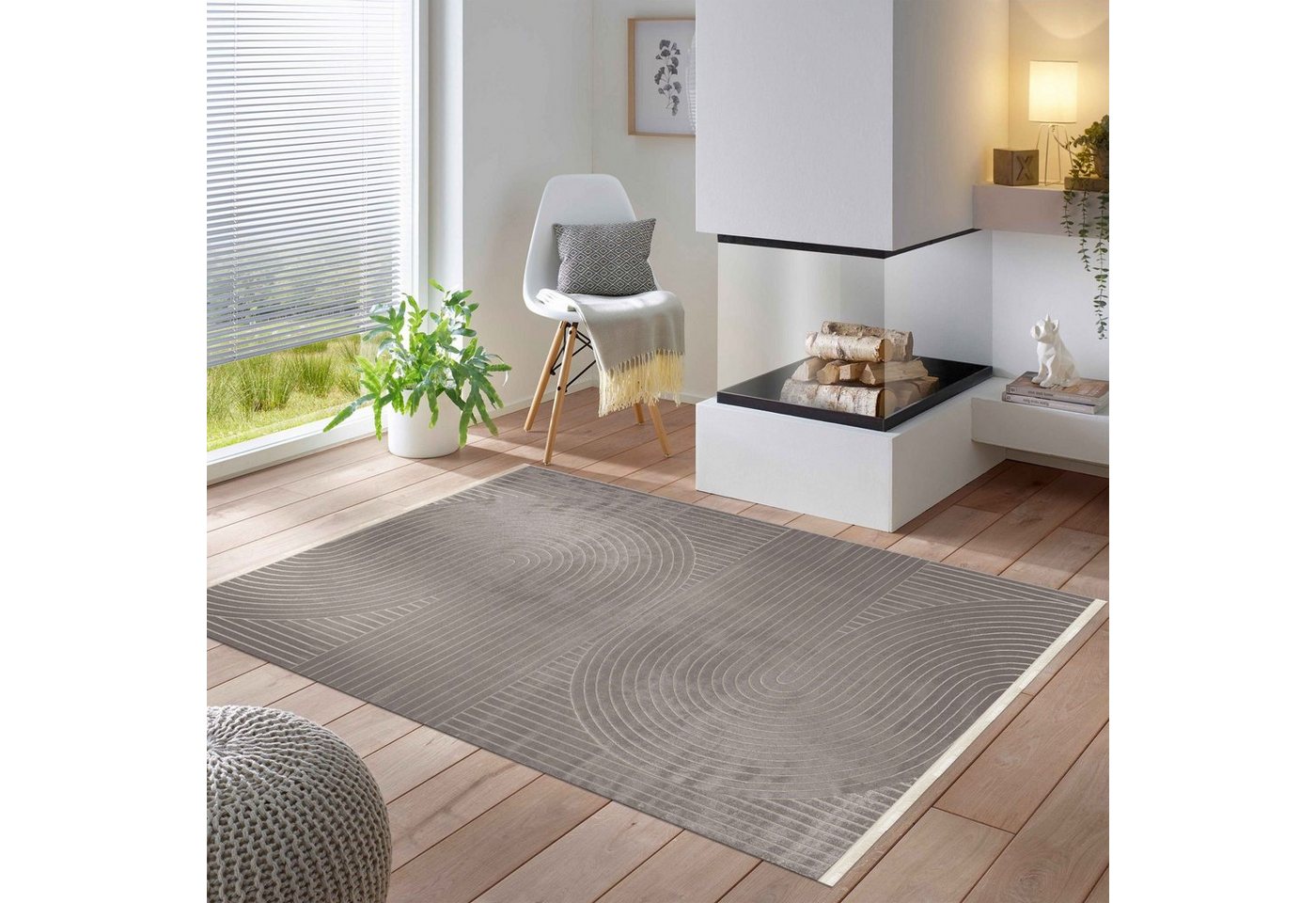 SIMPEX24 Teppich Unicolor - Einfarbig, Rechteckig, Höhe: 7 mm, Design Wohnzimmer Teppich Einfarbig Boho Stil Waschbar Anti Rutsch SIMPEX24 Teppich Unicolor - Einfarbig, Rechteckig, Höhe: 7 mm, Design Wohnzimmer Teppich Einfarbig Boho Stil Waschbar Anti Rutsch von SIMPEX24