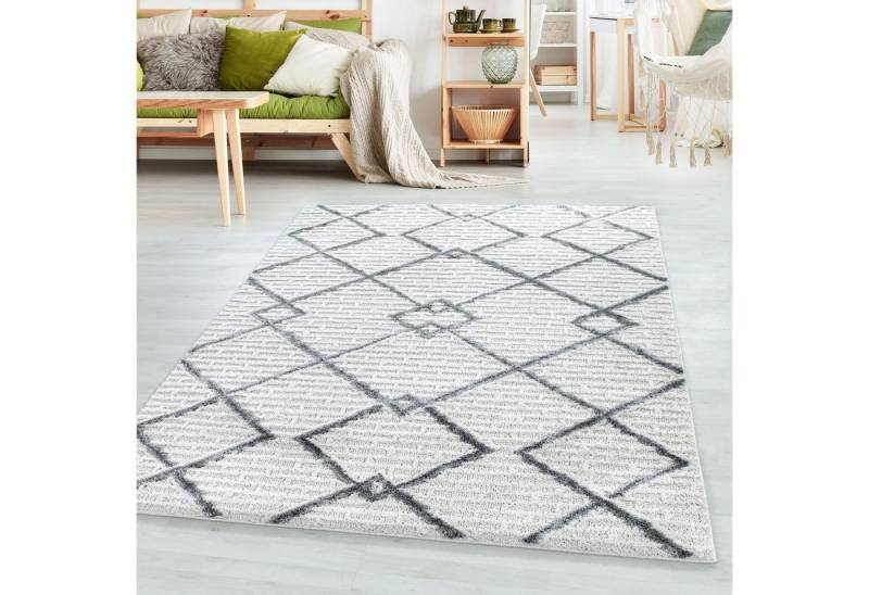 SIMPEX24 Teppich Boho Design, Läufer, Höhe: 20 mm, Teppich Wohnzimmer Boho Design 3D Optik Skandinavische Stil von SIMPEX24