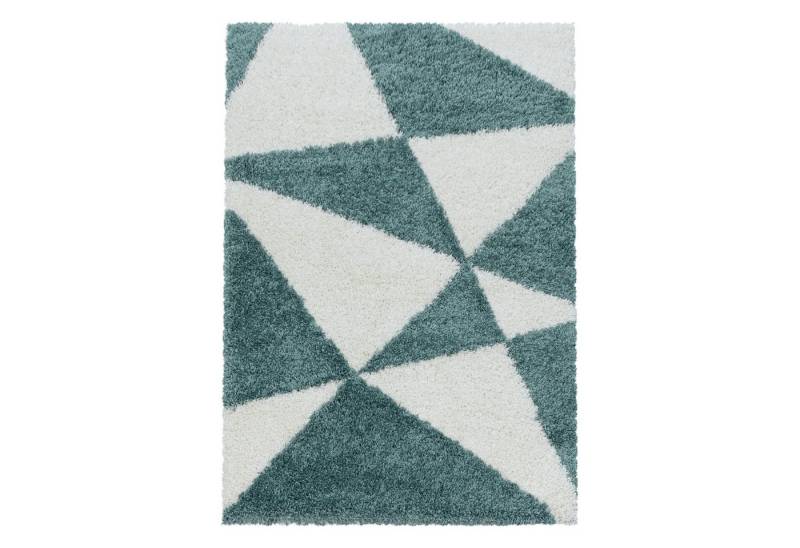 SIMPEX24 Teppich Geometrisch Design, Läufer, Höhe: 30 mm, Teppich Wohnzimmer Geometrisch Design Verschiedene Farben und Größen von SIMPEX24