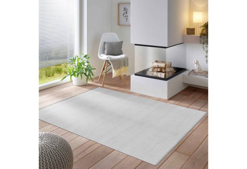 SIMPEX24 Teppich Unicolor - Einfarbig, Läufer, Höhe: 7 mm, Design Wohnzimmer Teppich Einfarbig Boho Stil Waschbar Rutschfest von SIMPEX24